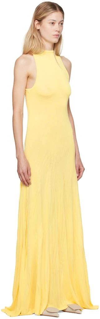 Jacquemus Yellow 'La robe maille Sculta' Maxi Dress 2