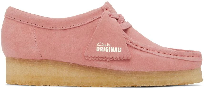 Clarks Pink Wallabee Derbys 1
