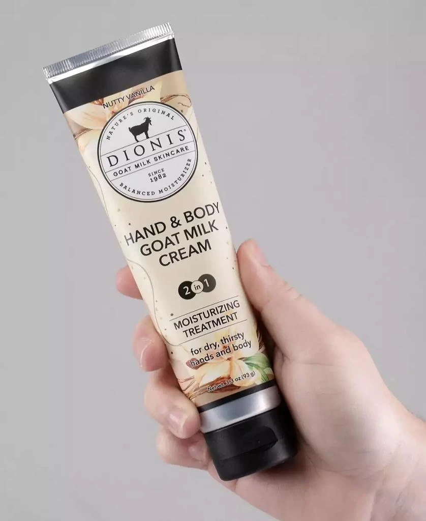 Dionis Nutty Vanilla Hand Body Goat Milk Cream 3