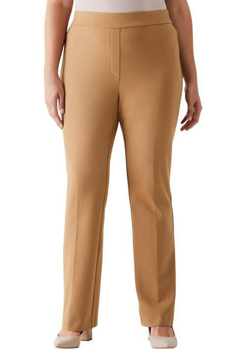 Rafaella Plus Size Bootcut Pull On Pants