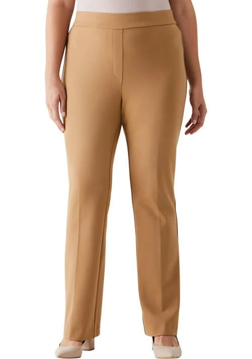 Rafaella Plus Size Bootcut Pull On Pants 1