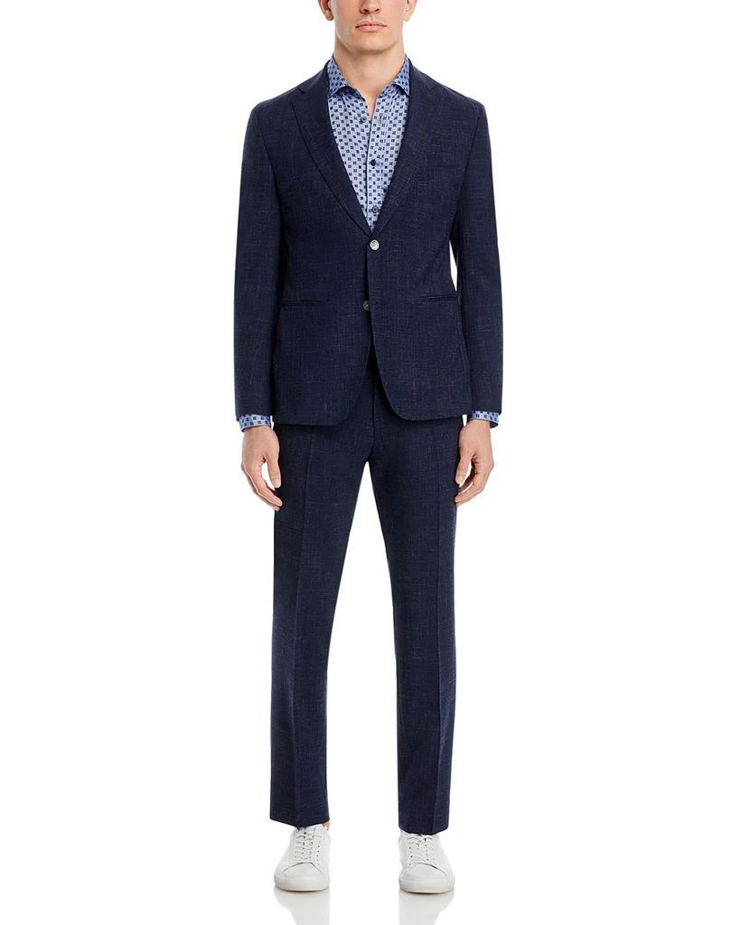 Hugo Boss H-Huge Wool & Linen Melange Solid Slim Fit Suit 1