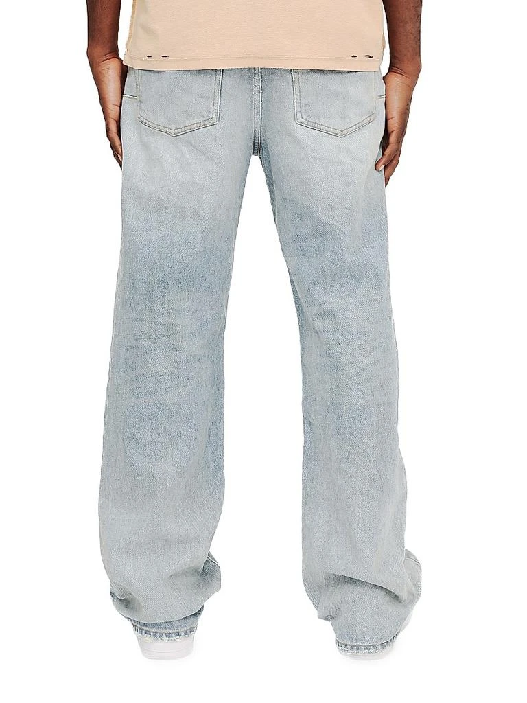Purple Brand Basalt Distressed Wide-Leg Jeans 2