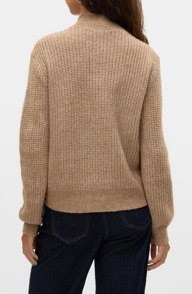 VERO MODA Universe Mock Neck Cable Sweater 2