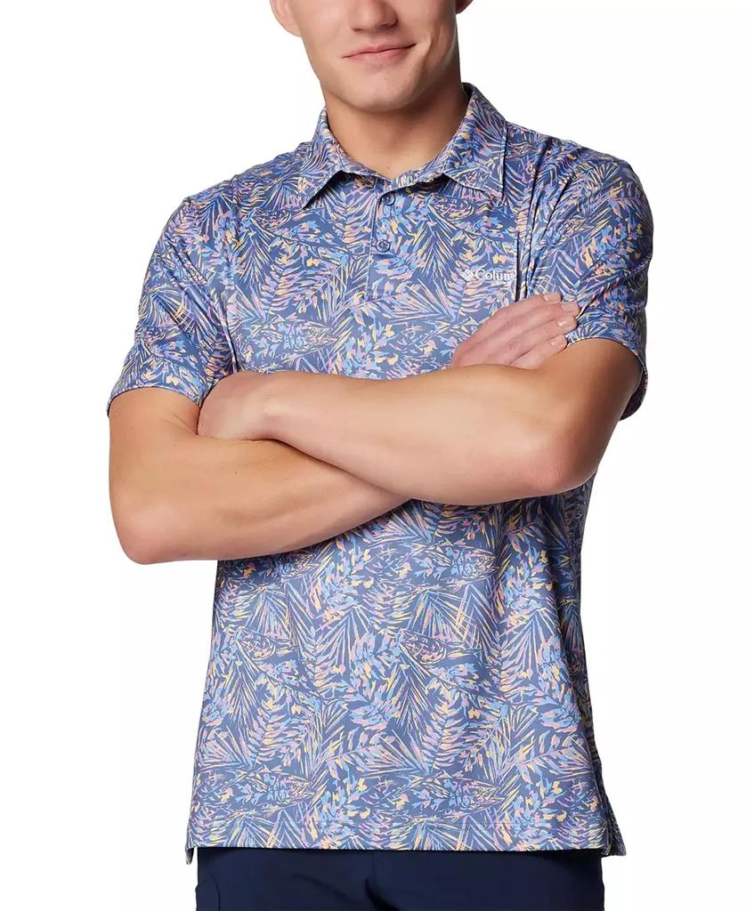 Columbia Men's Printed Short Sleeve Performance Polo Shirt 3