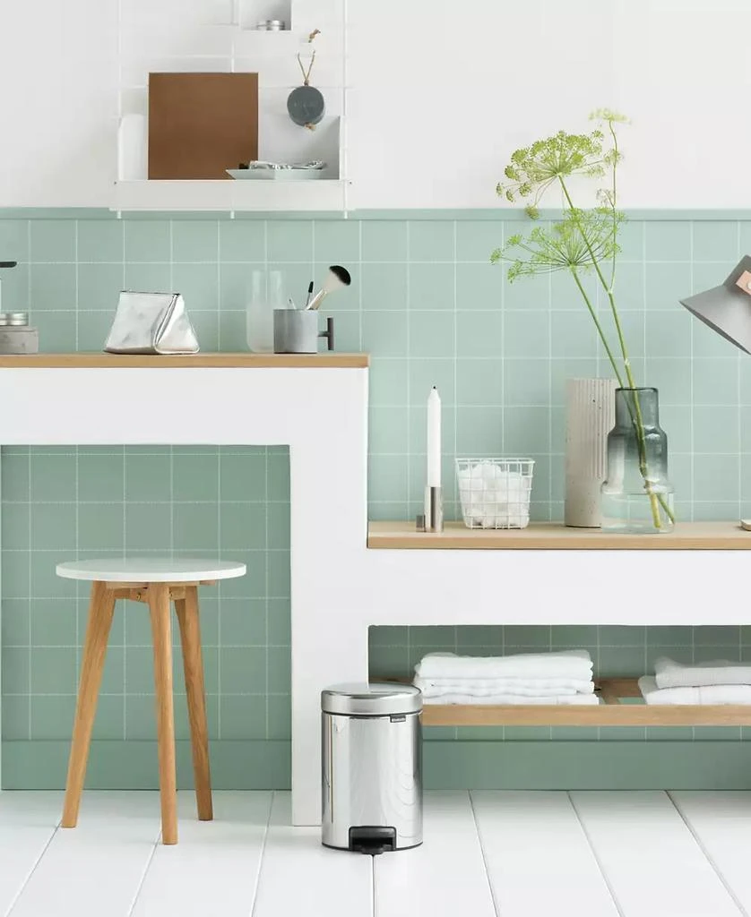 Brabantia New Icon Step on Trash Can, 0.8 Gallon, 3 Liter 4