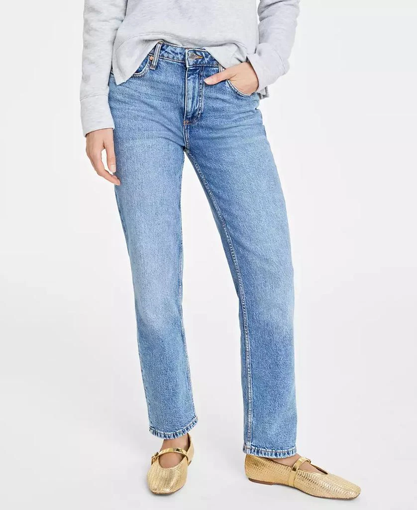 On 34th Women's High Rise Straight-Leg Jeans, Regular and Short, Created for Macy's 4