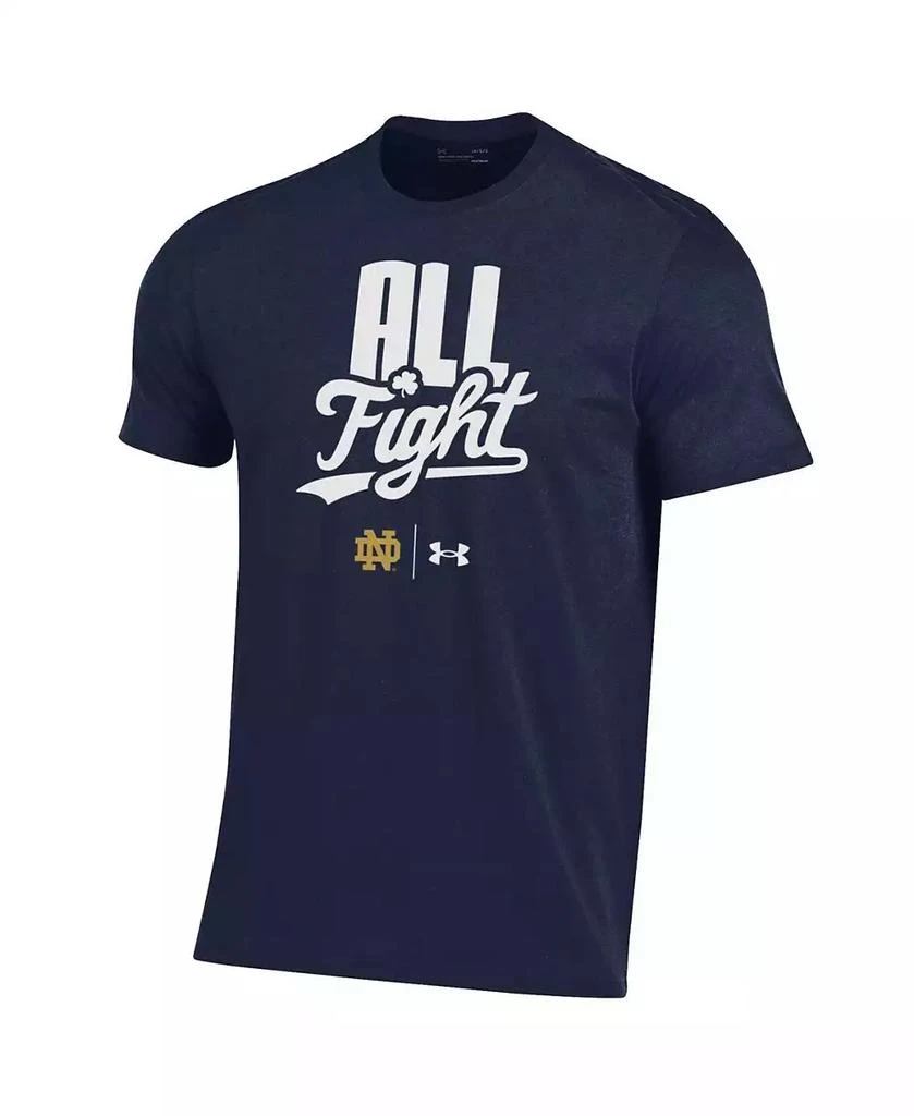 Under Armour Men's Navy Notre Dame Fighting Irish All Fight T-shirt 3