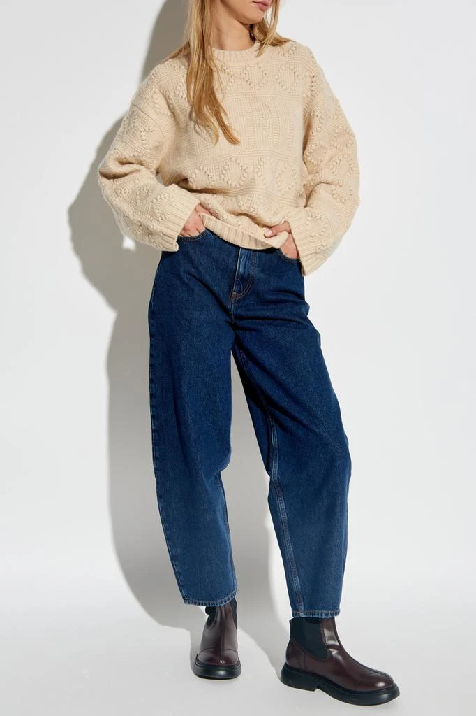 Ganni Sweater with Embroidered Pattern 2