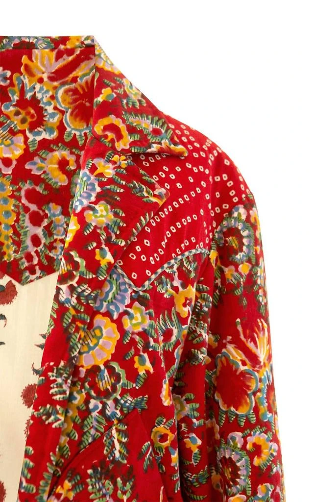 Alix of Bohemia Women's Dune Rosemary Print Jacket In Red 4