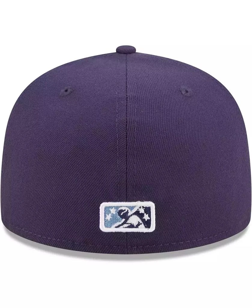 New Era Men's Navy Brooklyn Cyclones Authentic Collection 59FIFTY Fitted Hat 5