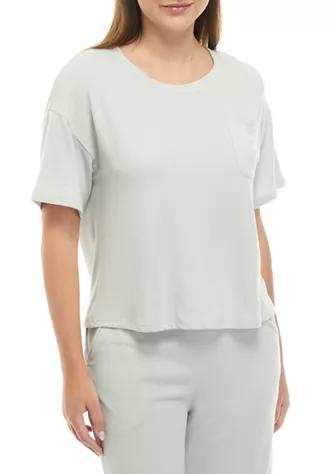 Love, Fire Fire Ribbed Pocket Pajama T Shirt
