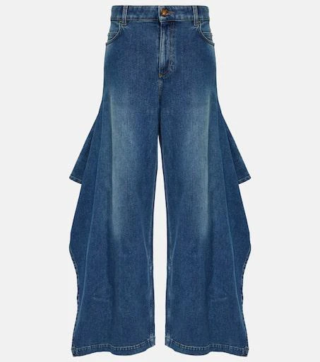 Burberry High-rise wide-leg jeans 1