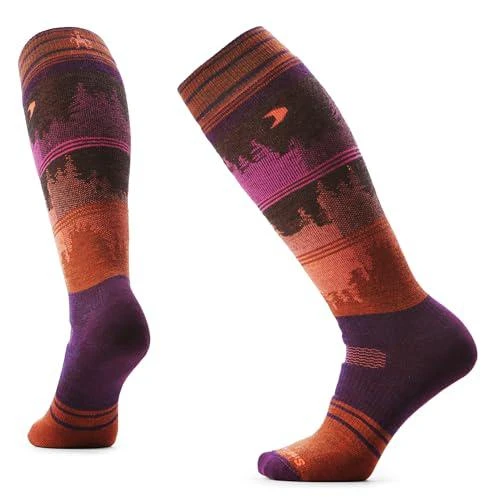 SmartWool Smartwool Women
s Snowboard Full Cushion Twilight Vista Over The Calf Socks
