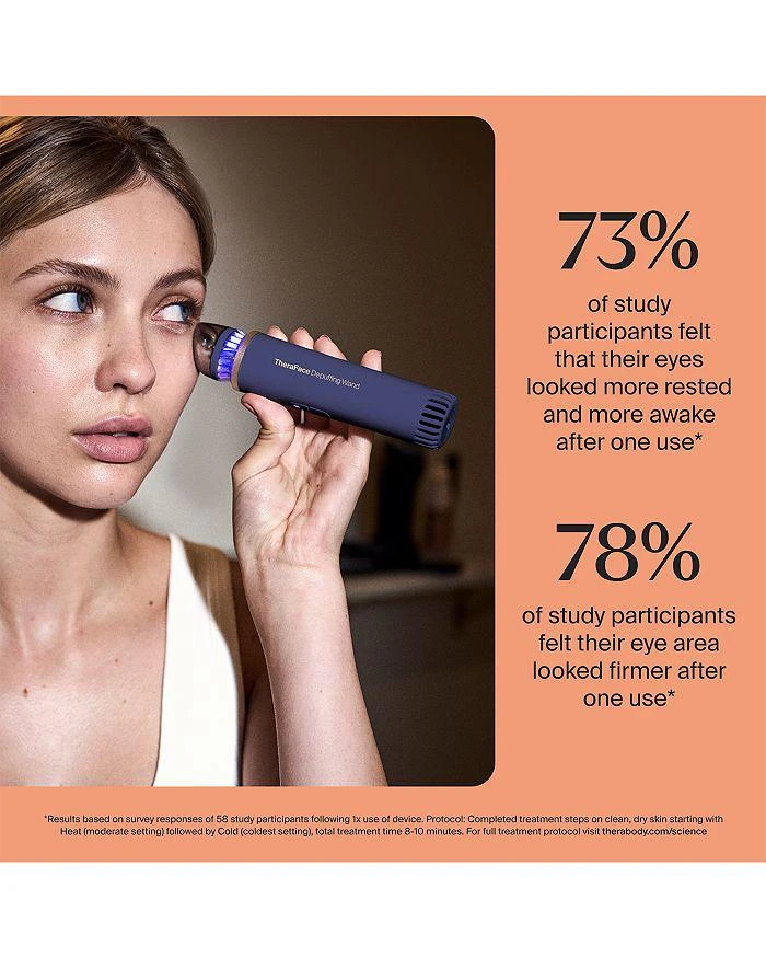 Therabody Theraface Depuffing Hot & Cold Therapy Skin Care Wand - Indigo 7
