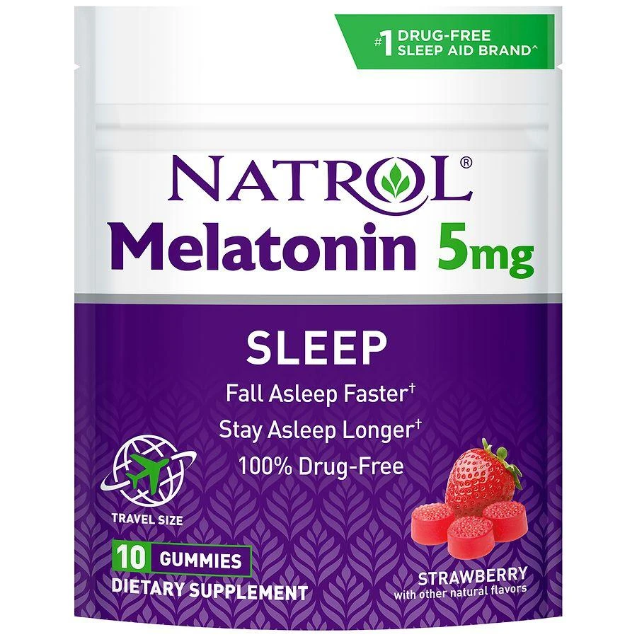 Natrol Melatonin Travel Pouch Strawberry 1