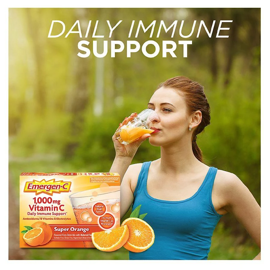 Emergen-C Daily Immune Support Drink with 1000 mg Vitamin C, Antioxidants & B Vitamins 6