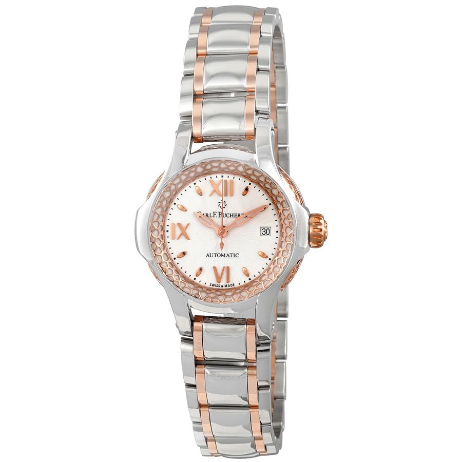 Carl F. Bucherer Pathos Queen Automatic White Dial Ladies Watch 00.10550.07.25.21