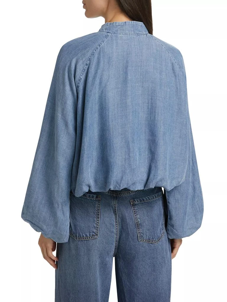 Splendid Carina Indigo Bomber Jacket 5