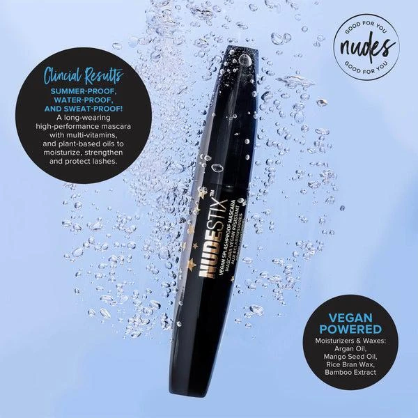 NUDESTIX NUDESTIX Splashproof Mascara - Black 12ml 3