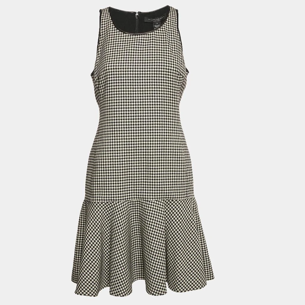 Shop Ralph Lauren Black/White Houndstooth Wool Flounce Mini Dress M on Sale  at BeyondStyle  Get 49% Off Ralph Lauren Black/White Houndstooth Wool  Flounce Mini Dress M with Limited-Time Flash Deals, Exclusive