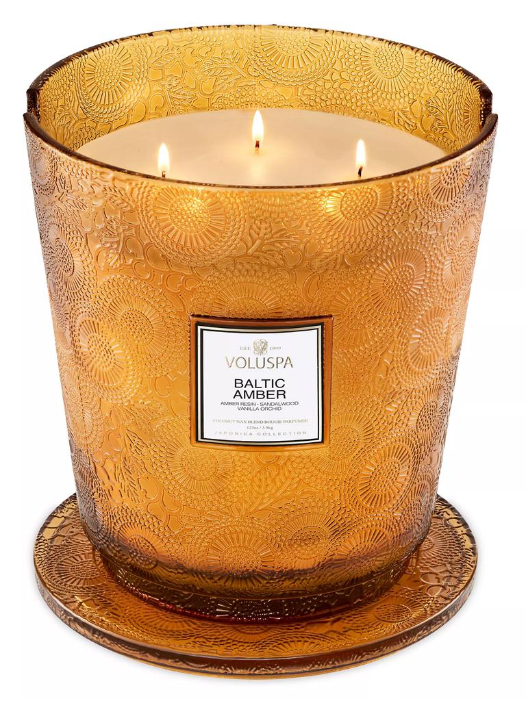 Voluspa Baltic Amber 5-Wick Hearth Candle