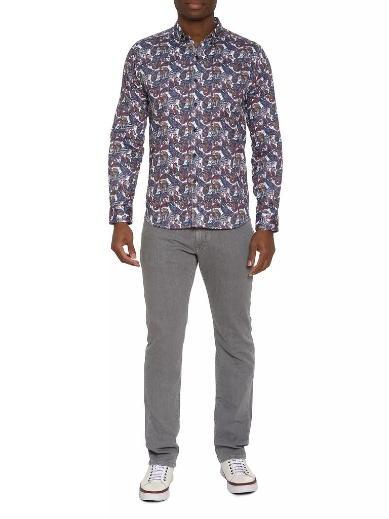 Robert Graham Sabir Paisley Button-Down Shirt