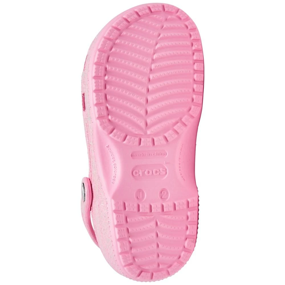 Crocs Big Girls Classic Glitter Clogs from Finish Line 6