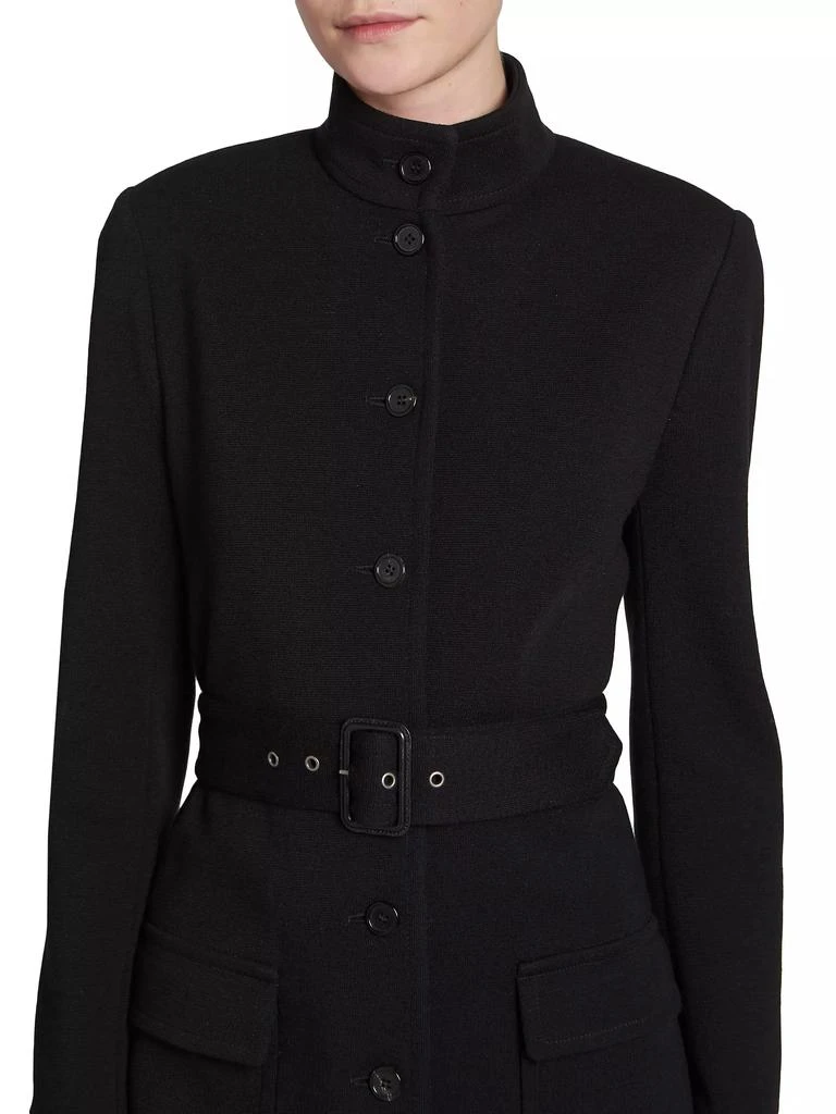 Yves Saint Laurent Tunic Jacket in Wool-Blend Jersey 7