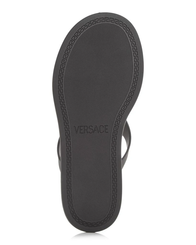 Versace Women's Alia Medusa Thong Sandals 7