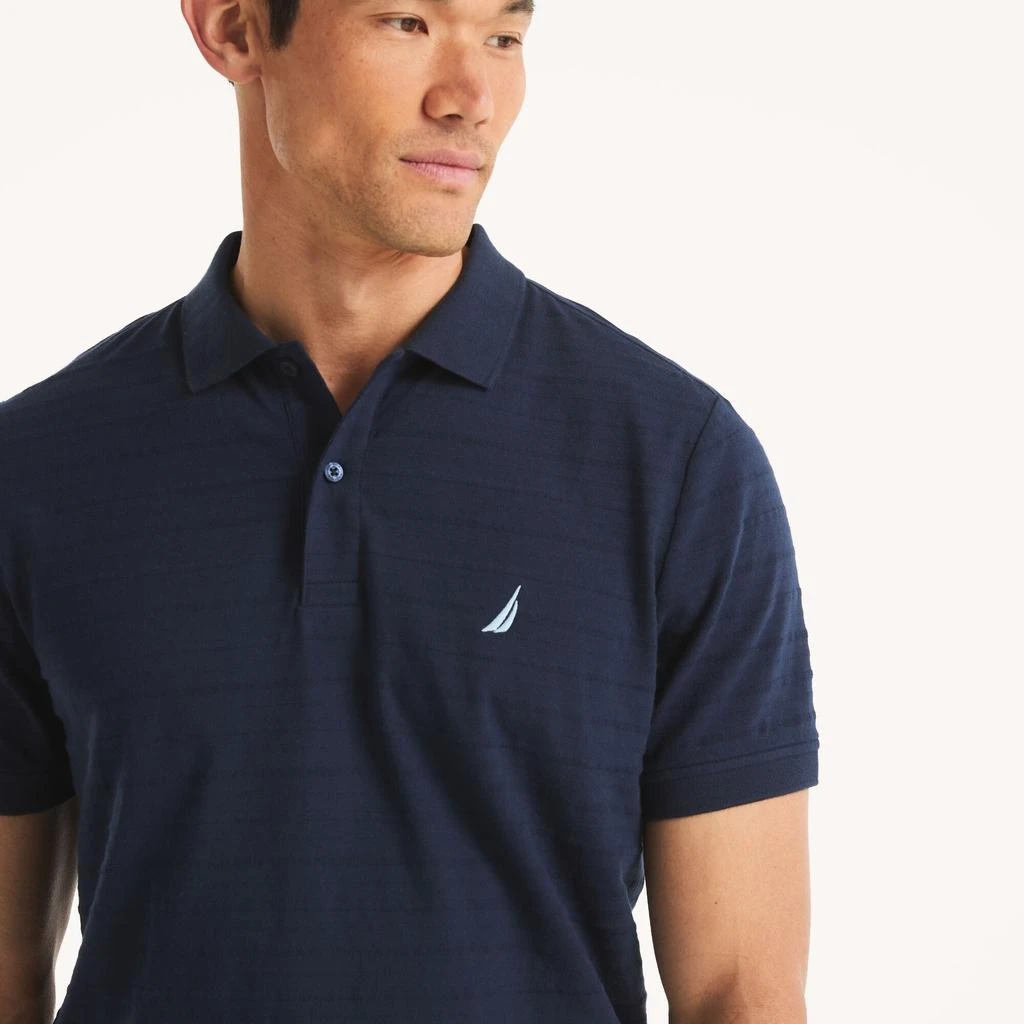 Nautica Mens Classic Fit Shadow Stripe Polo 2