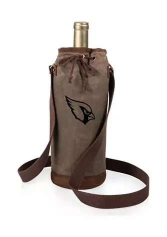 Heritage NFL Arizona Cardinals Waxed Canvas Wine Tote 1