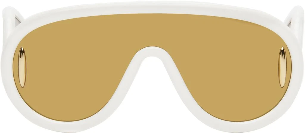 Loewe White Wave Mask Sunglasses 1