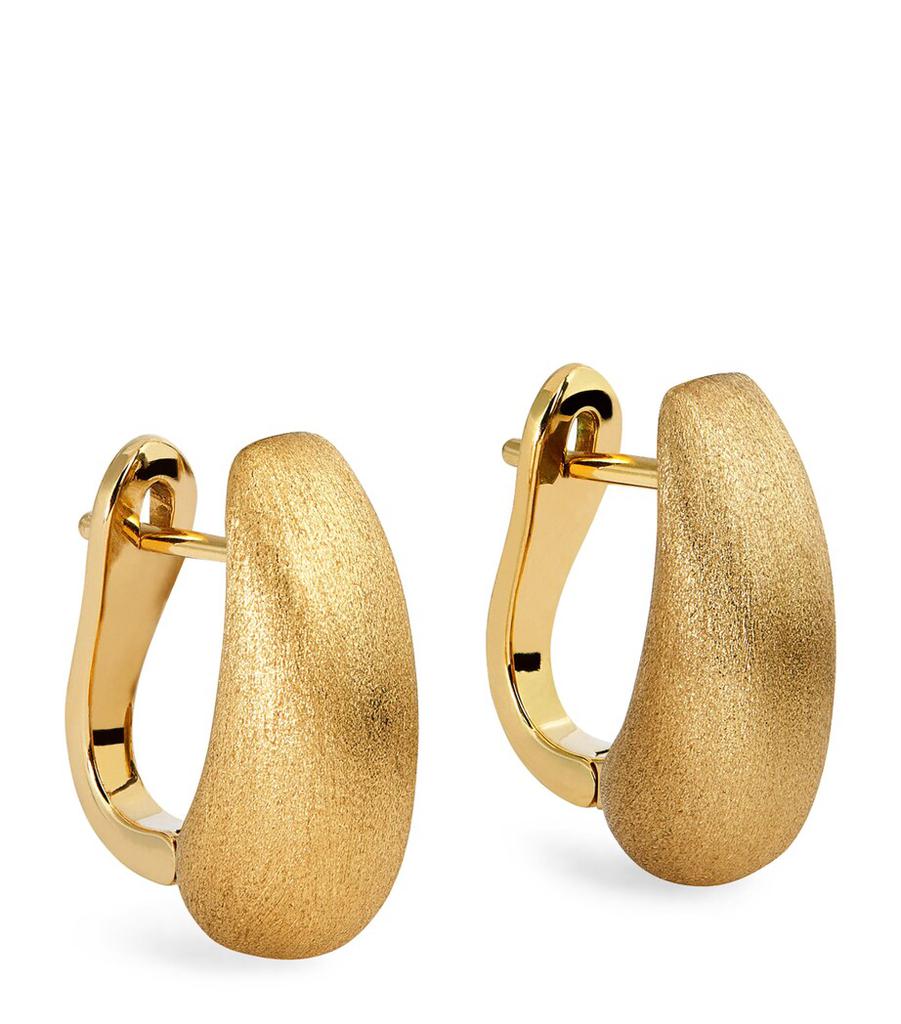 Emily P. Wheeler Yellow Gold Holly Huggie Earrings