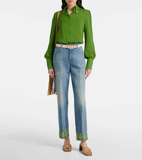 Valentino Plaster Caster 50 studded suede mules 3