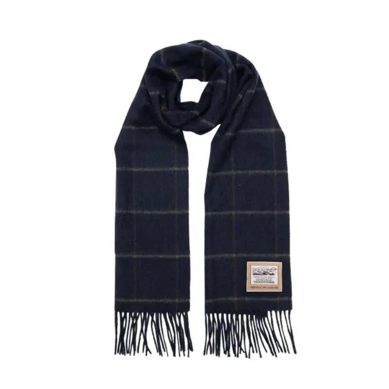 Heritage Heritage Traditions - Wool Scarf Blue Box Tweed 2