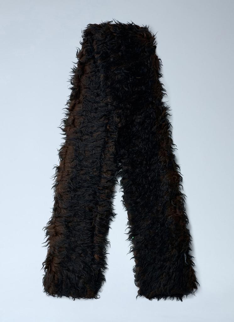 小物 \"our legacy\"floss scarf Our Legacy - Floss Scarf Ombre Brown Hairy Wool