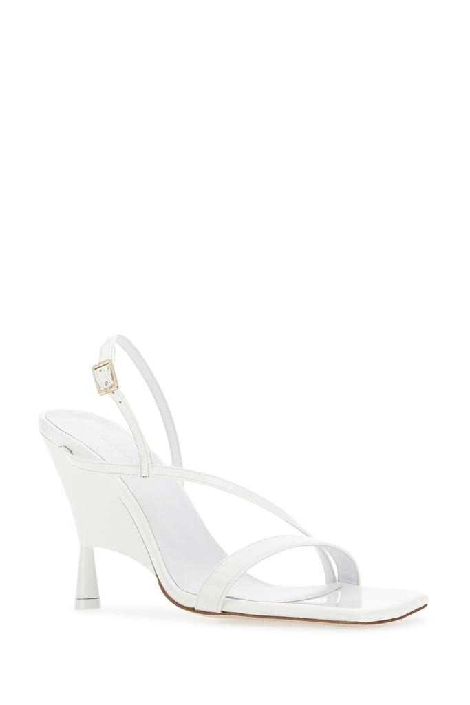 Gia Couture White leather Rosie 5 sandals