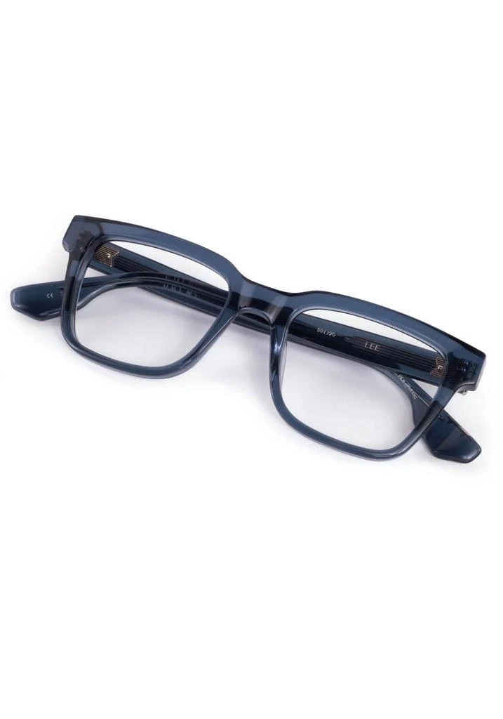 Krewe Unisex Lee Square Eyeglasses In Blue 3