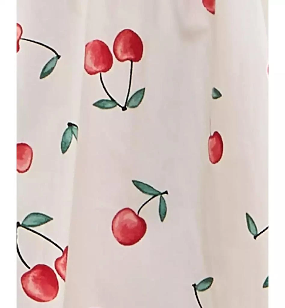Trixxi Juniors' Cotton Cherry-Print Corset-Style Mini Dress 4