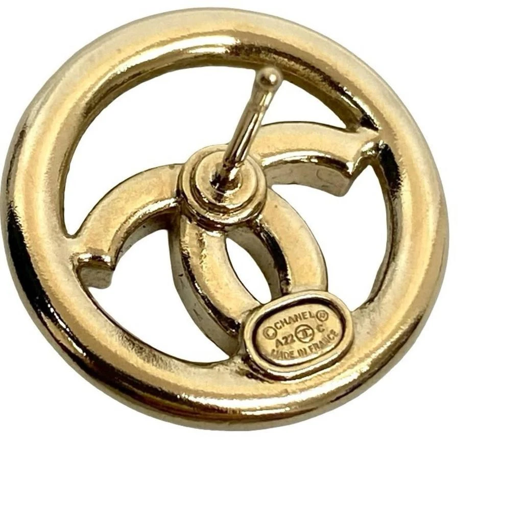 Chanel Plating Stud Earrings (Pre-Owned) 2