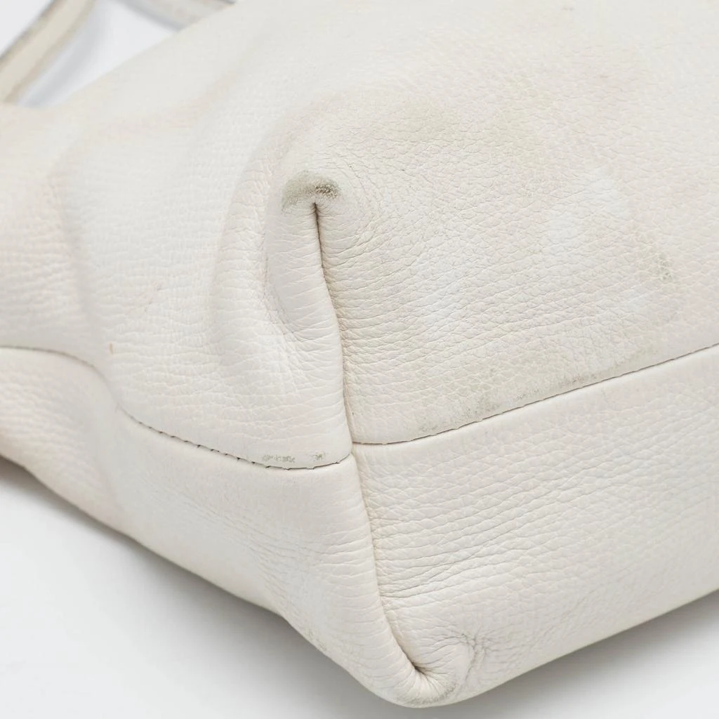 Burberry Burberry White/Beige Leather and House Check Canvas Little Crush Crossbody Bag 19