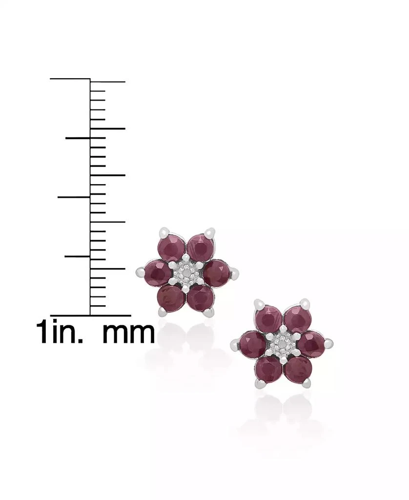 Macy
s 2-Pc. Ruby (2.70 ct. t.w.)
Diamond (0.015 ct. t.w.) Pendant Necklace 
Earrings Set in Sterling Silver 3