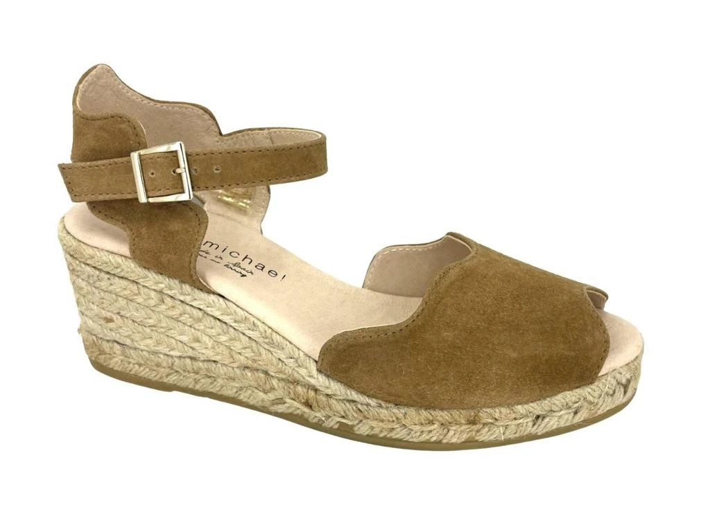 Eric Michael Women
s Lupa Scallop Espadrille In Mustard