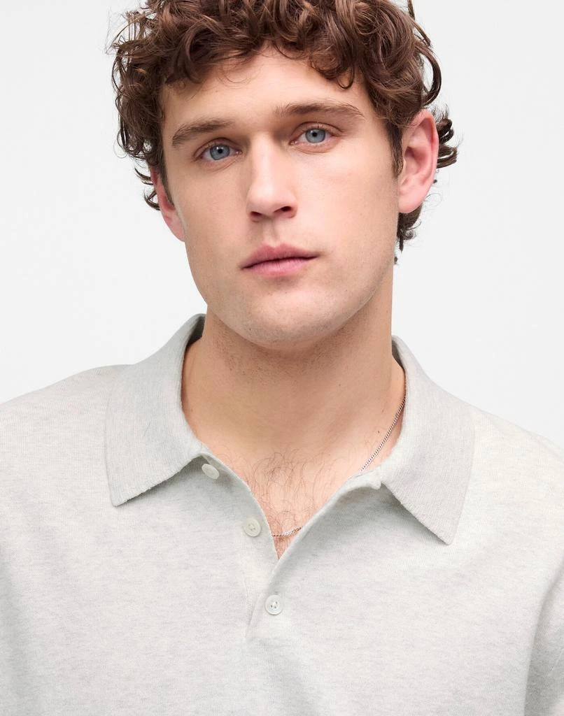 Madewell Three-Button Sweater Polo Shirt 1
