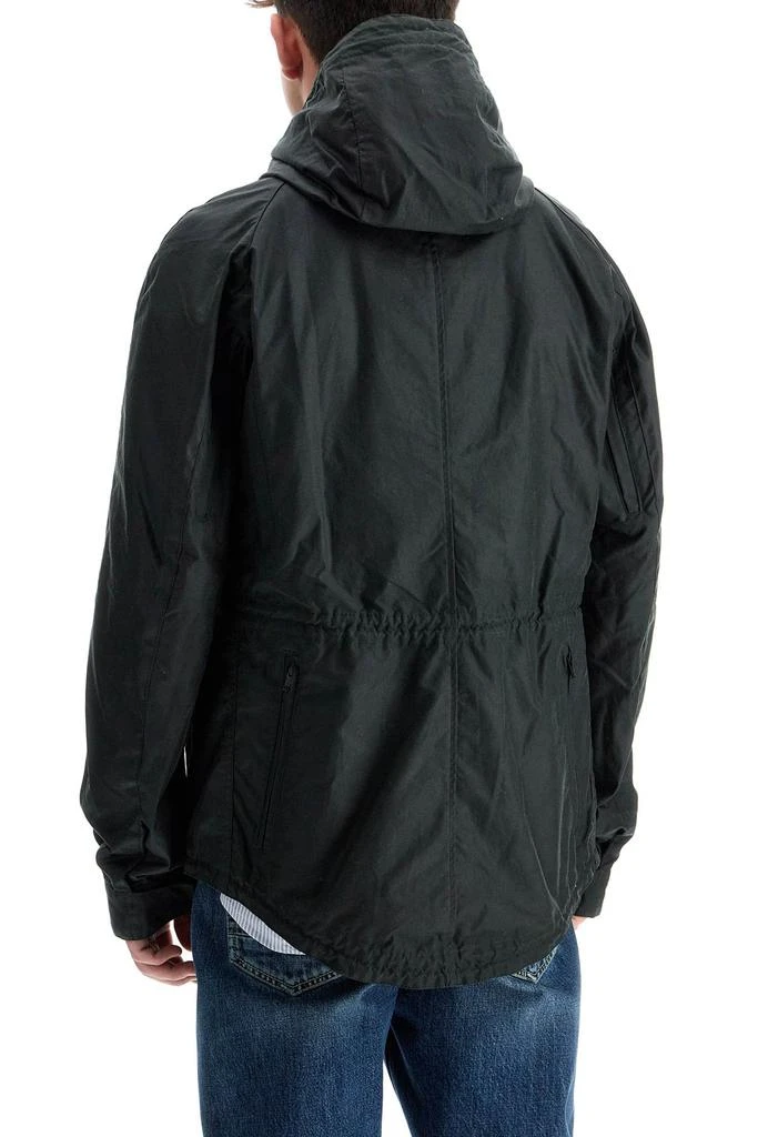 Barbour Raincoat With Waxed Finish 3