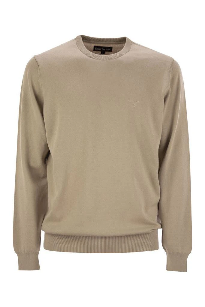 Barbour Barbour Pima - Cotton Crew-Neck Jumper 1