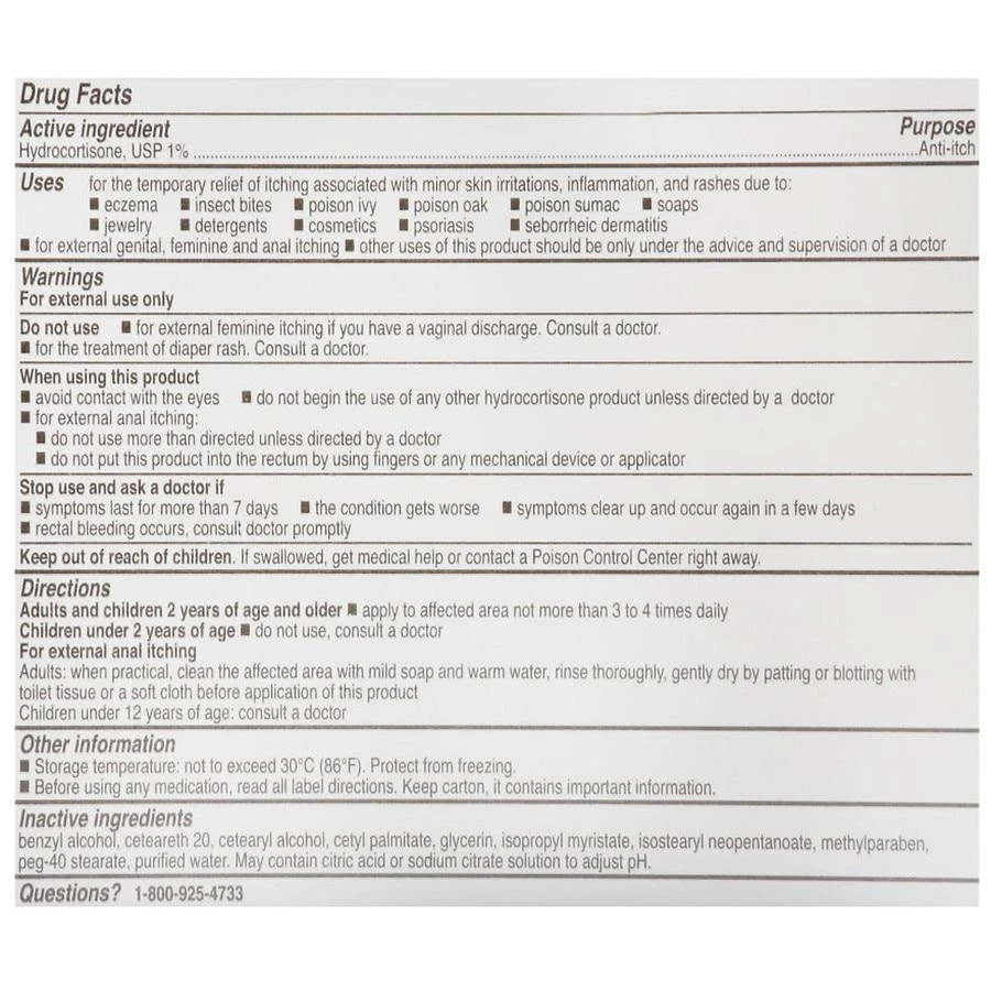Walgreens Hydrocortisone Cream 3