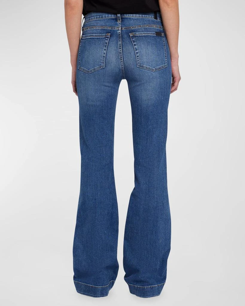 7 For All Mankind Dojo Stretch Flare Jeans with Studs 3