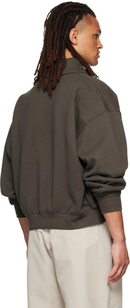 Fear of God ESSENTIALS Gray Full Zip Jacket 3